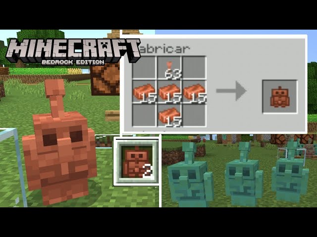Descubre las infinitas posibilidades del cobre en Minecraft: de la decoración al transporte