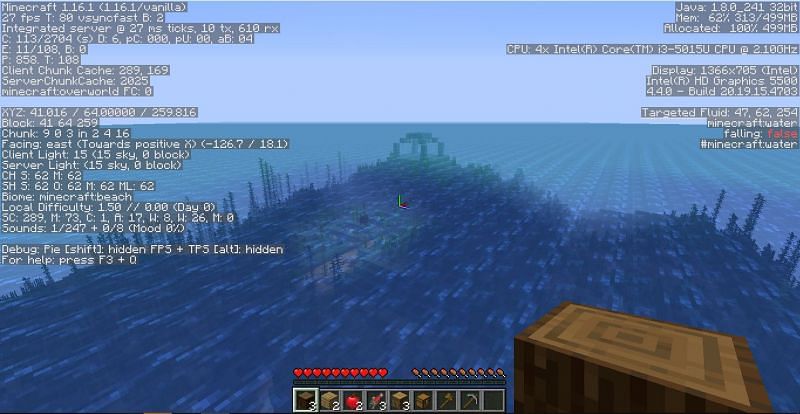 Survival Island con Ocean Monument (Créditos de la imagen: Minecraft-seeds.com)
